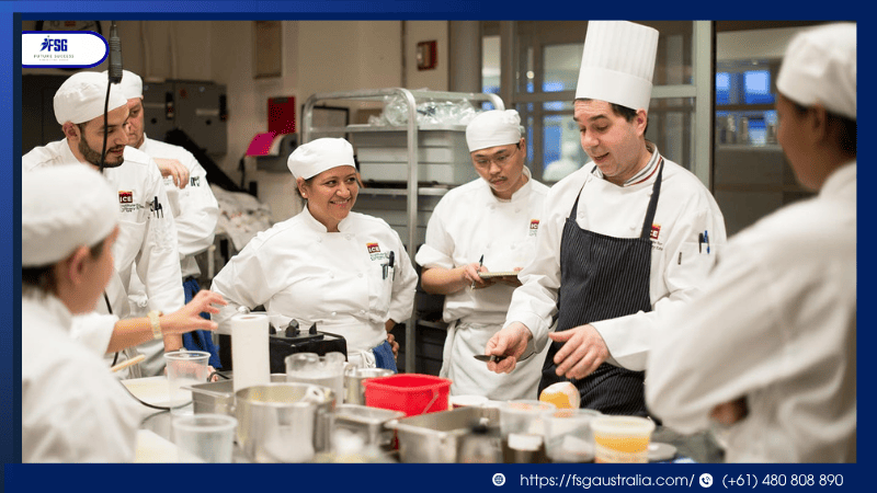 Chương trình học nghề bếp tại Úc linh hoạt, thực hành nhiều và bằng cấp quốc tế