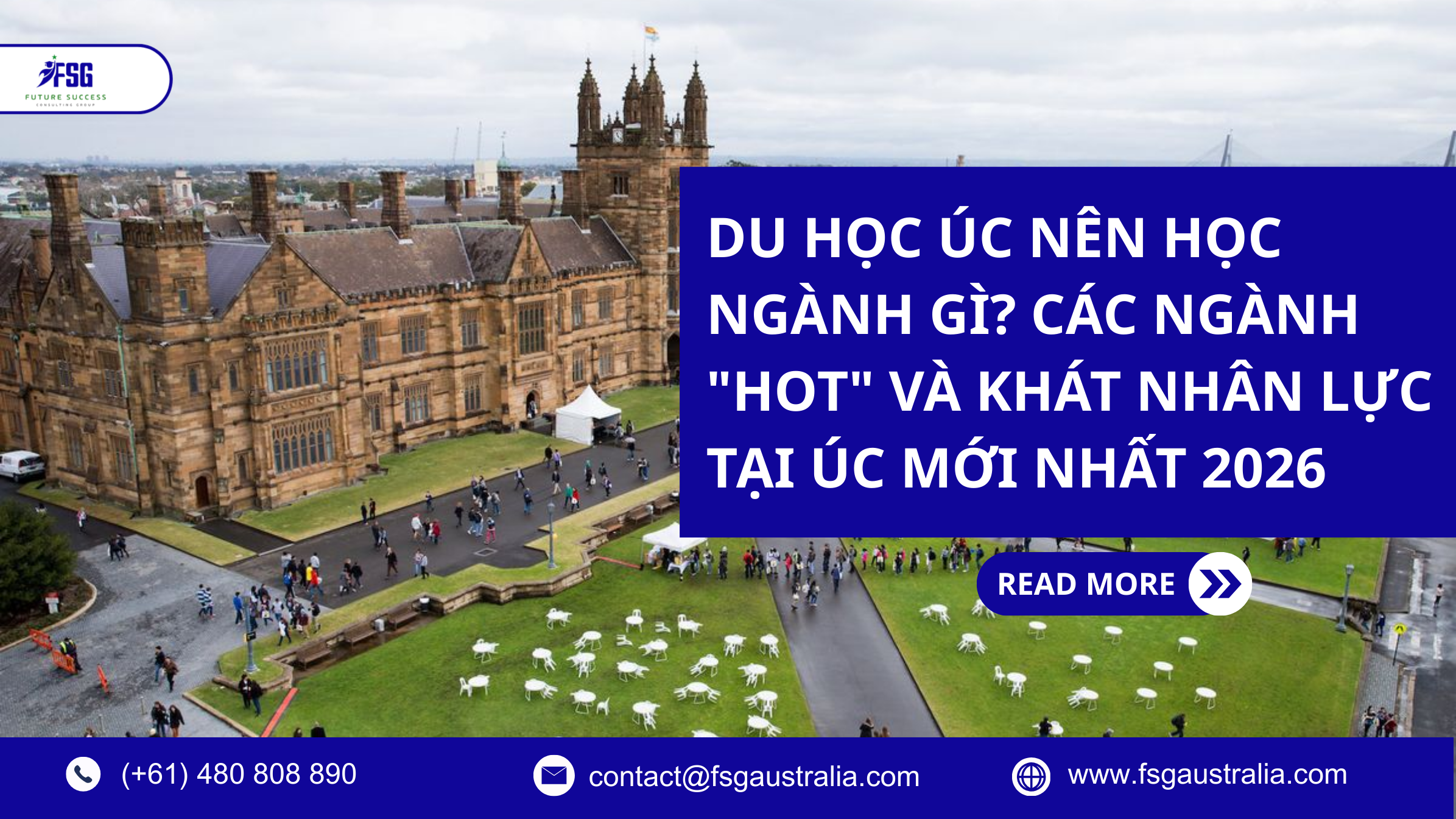 DU HỌC ÚC NÊN HỌC NGÀNH GÌ CÁC NGÀNH HOT VÀ KHÁT NHÂN LỰC TẠI ÚC MỚI NHẤT 2026